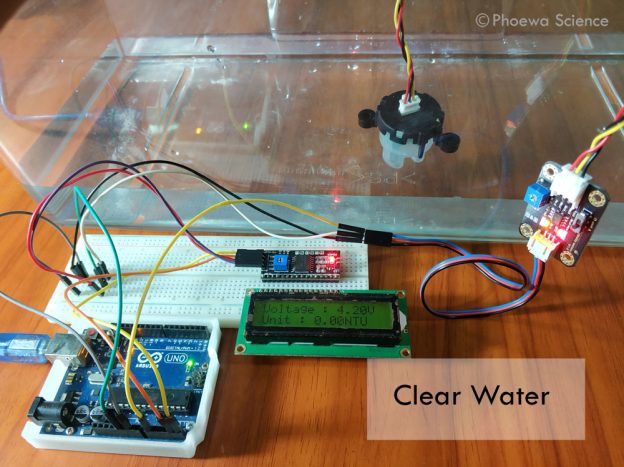 Turbidity Sensor အား Arduino ဖြင့် အသုံးပြုခြင်း